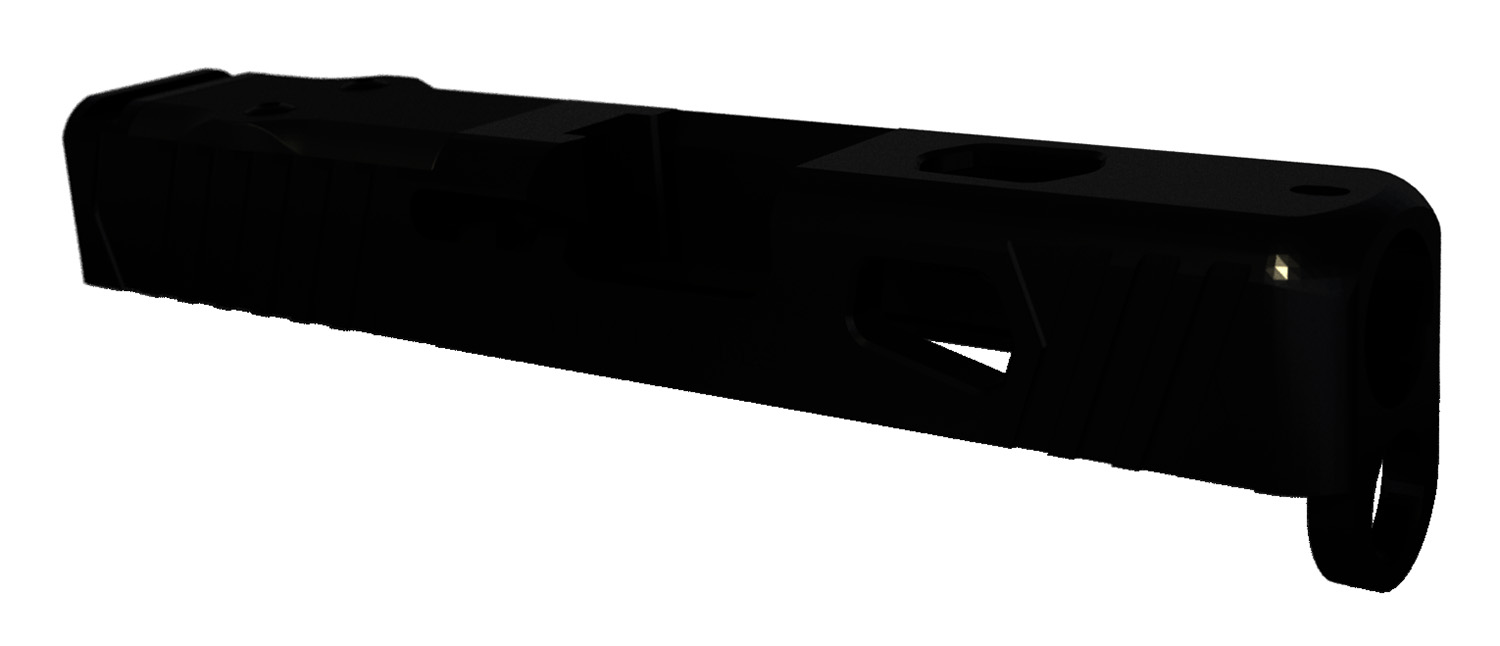 Rival Arms Glock 26 Gen 3/4 Slide - A1 DOC - Black - RA10G604A - Rival Arms