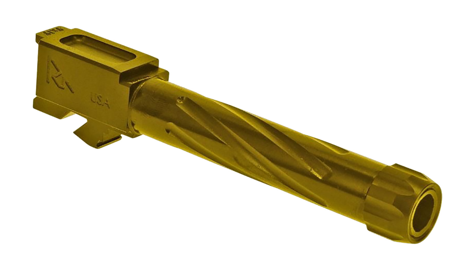 Rival Arms Glock 17 Gen3/4 Barrel - V1 Threaded - Gold - RA20G102E - Rival Arms