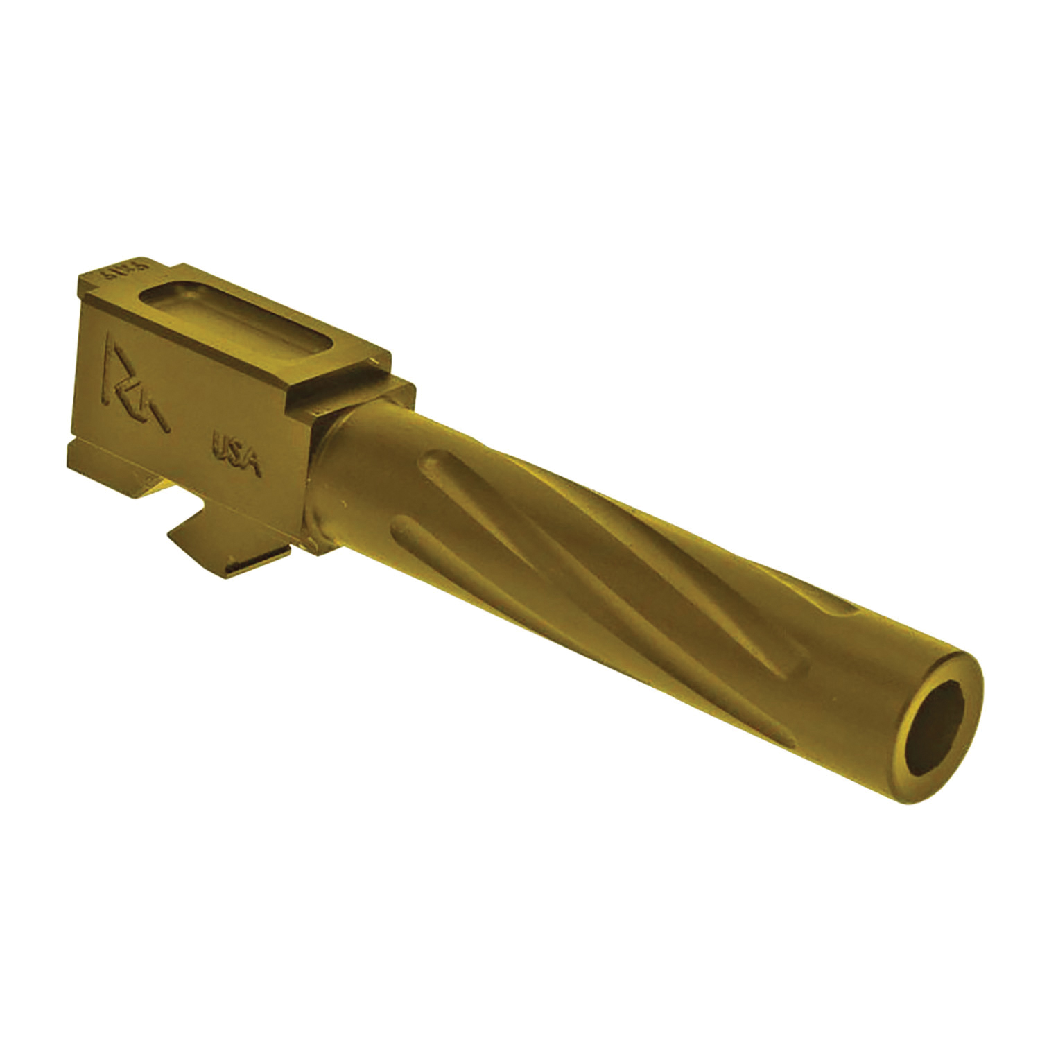Rival Arms V1 Drop-In Barrel for Glock 19 Gen3-4, Gold - RA20G201E - Rival Arms