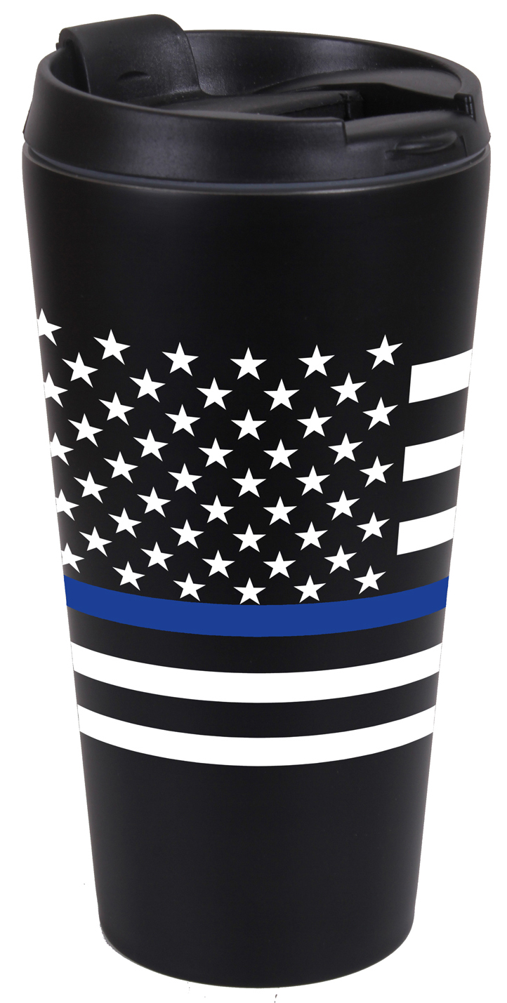 Rothco Rothco Thin Blue Line Flag Travel Mug