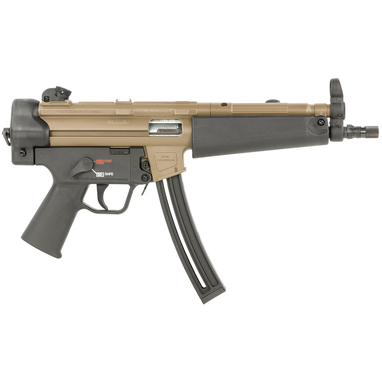 Heckler & Koch MP5 .22LR 8.50" 25rds, Flat Dark Earth - 81000629 - H&K