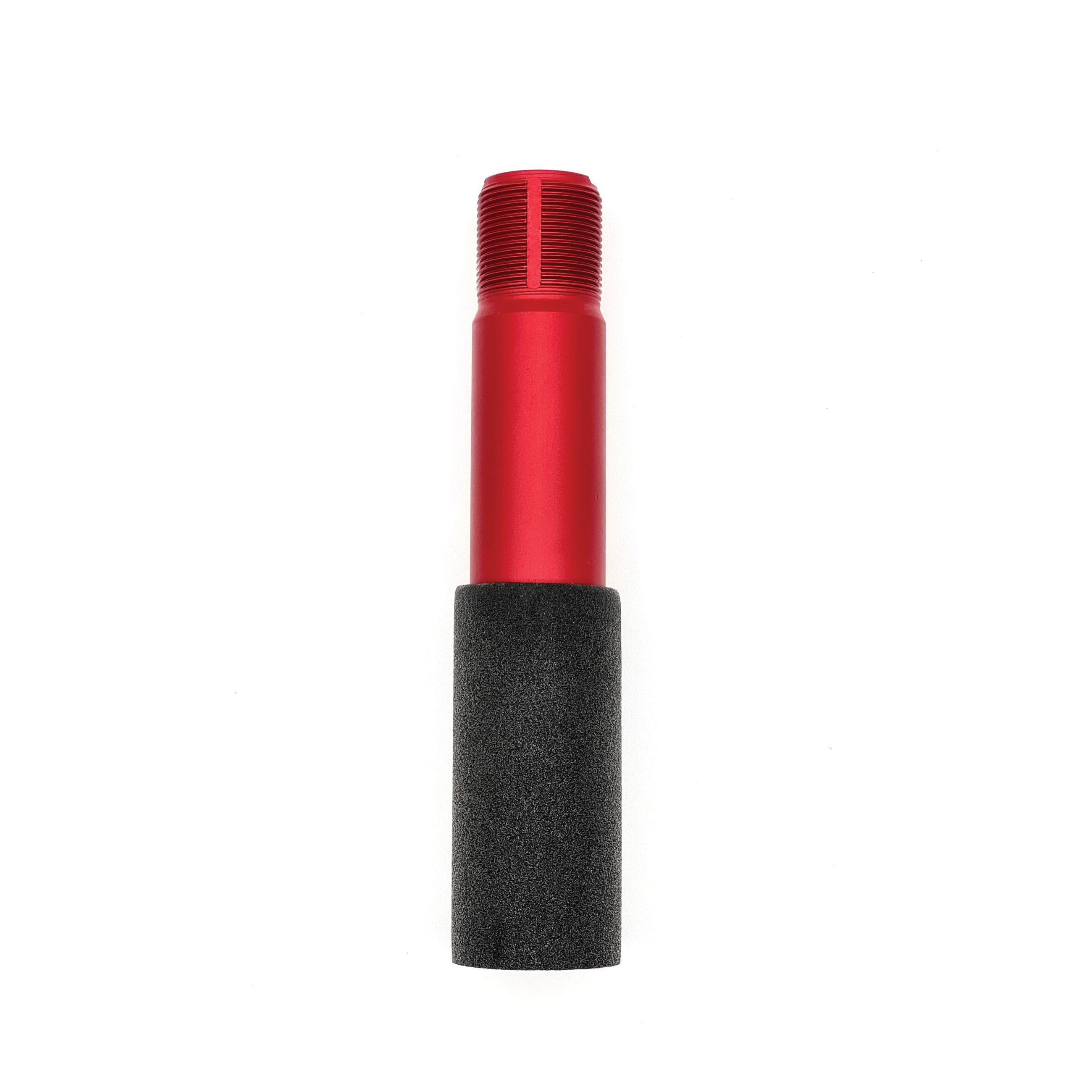 LBE Unlimited Pistol Recoil Buffer Tube for AR-15 Lower Receivers - Stylish Red Anodized - PBTRED - Lbe