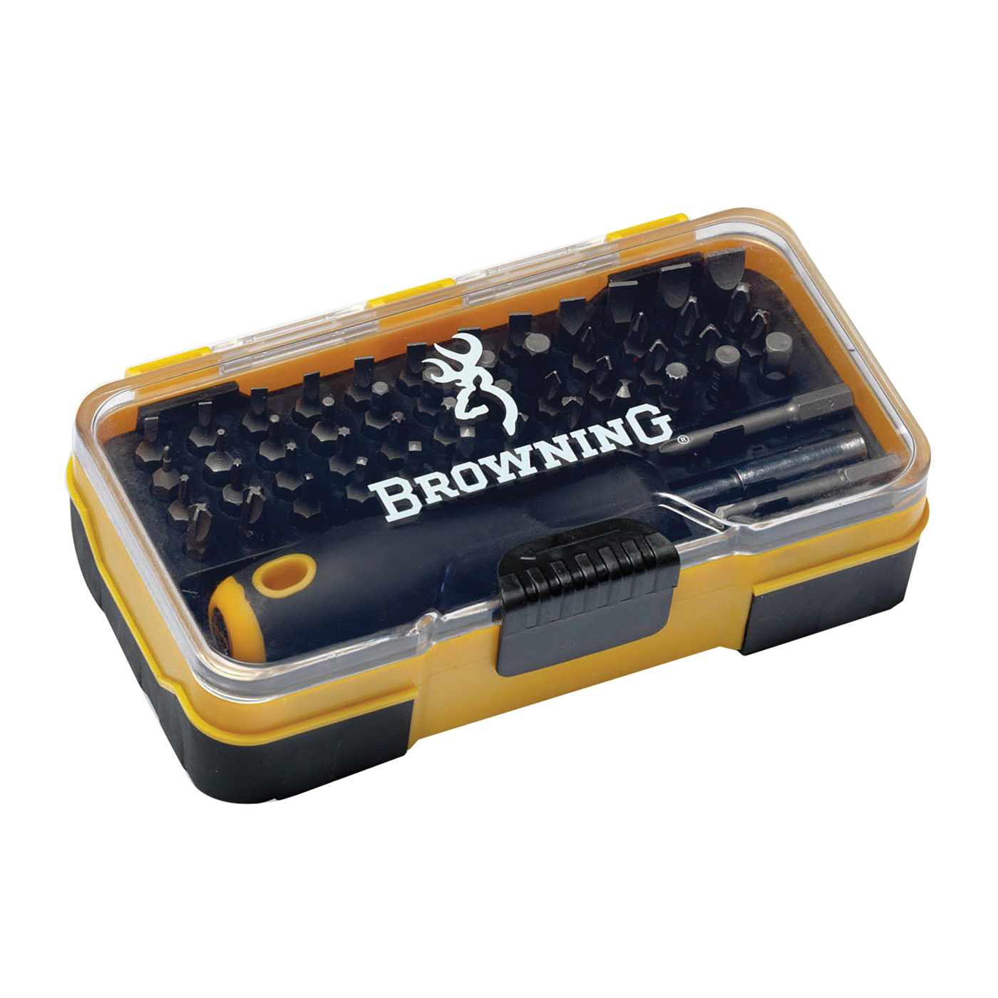 Browning Screwdriver Tool Set, Black/Yellow - Versatile Firearm Tool Kit - 12401 - Browning