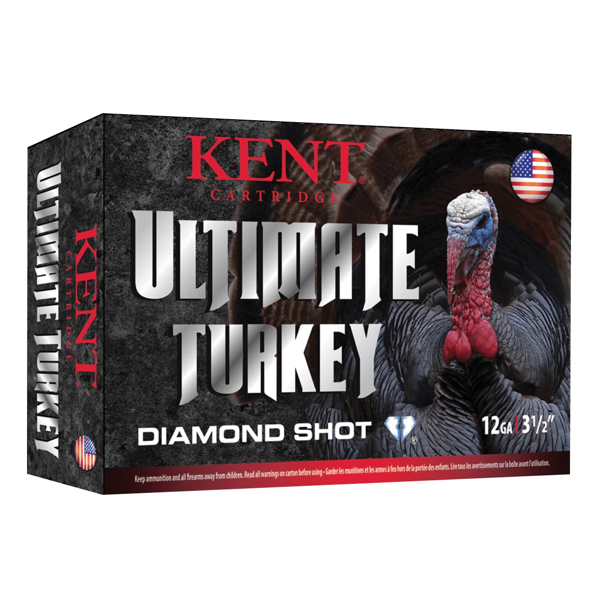 Kent Cartridge Ultimate Turkey 12 Gauge 2.75" #5 Shot - 1.62 oz - 10rds - C122TK465 - Kent