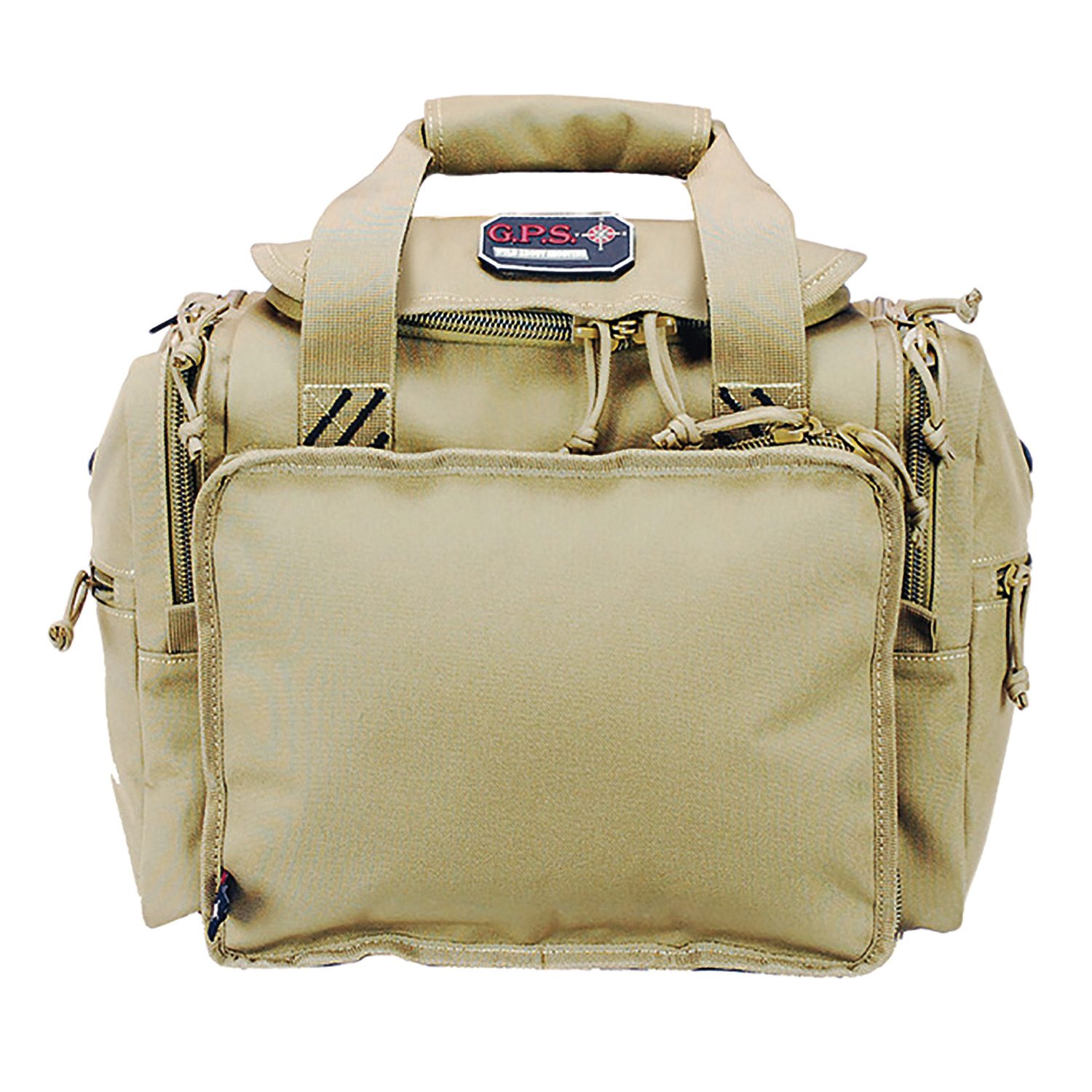 GPS Bag Nylon Medium Range Bag with Lift Ports and 2 Ammo Dump Cups, Tan - GPS-1411MRBT