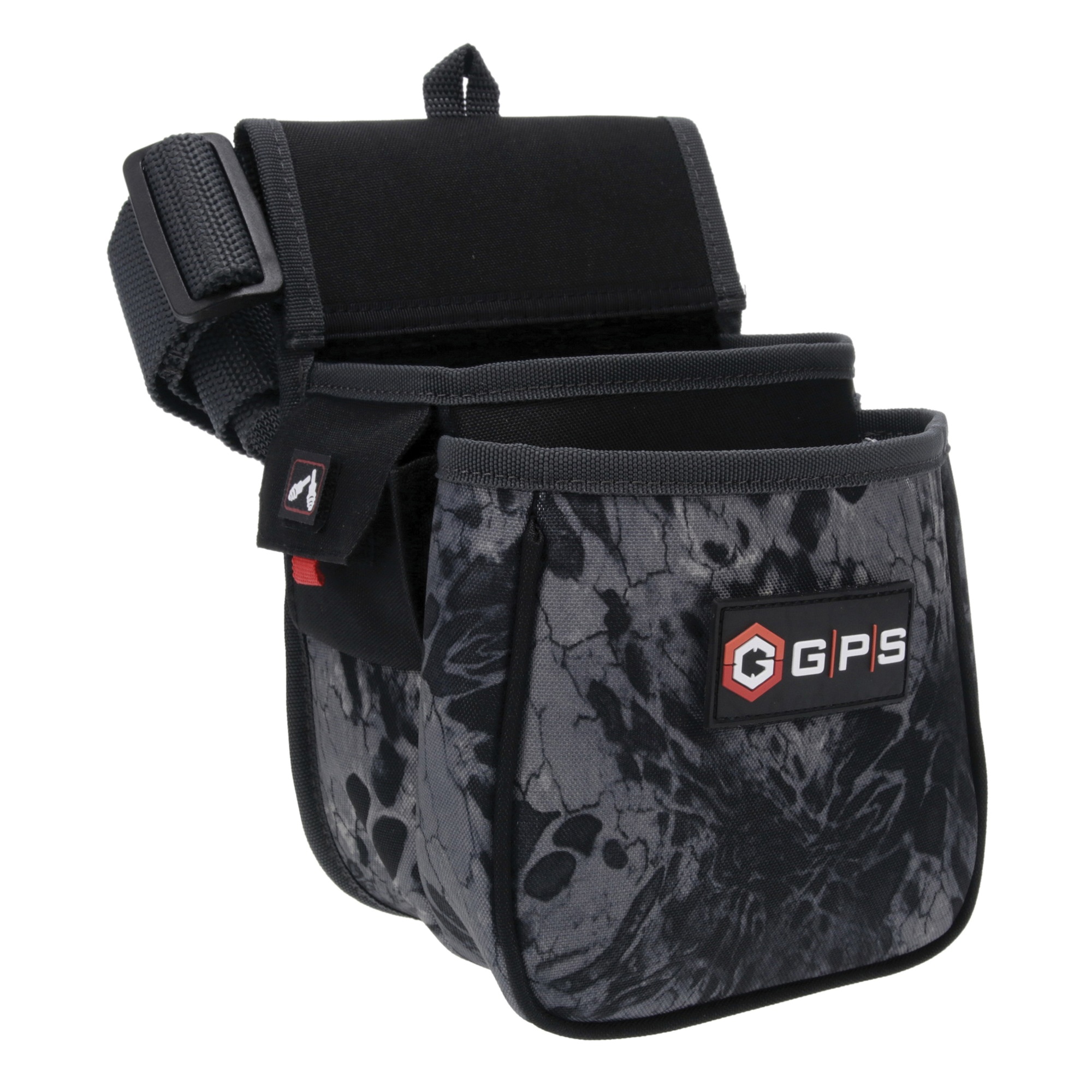 GPS Bag Contoured Double Shotshell Pouch and Web Belt, PRYM1 Blackout - GPS960CSPPM - Gps