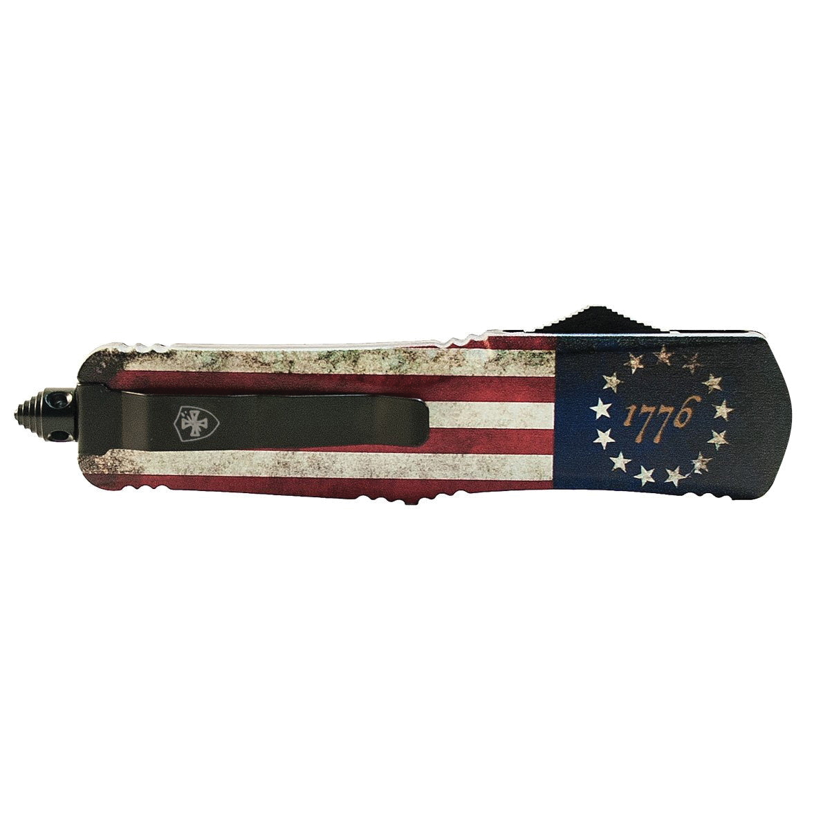 Templar Knife 1776 Betsy Ross Flag Large OTF Knife Tanto - L-BRF-23-1 - Templar Knife