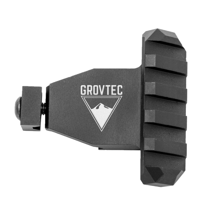 GrovTec PAR 45 deg Picatinny Angled Rail for AR-Style, Black - GTSW321 - Grovtec Us Inc