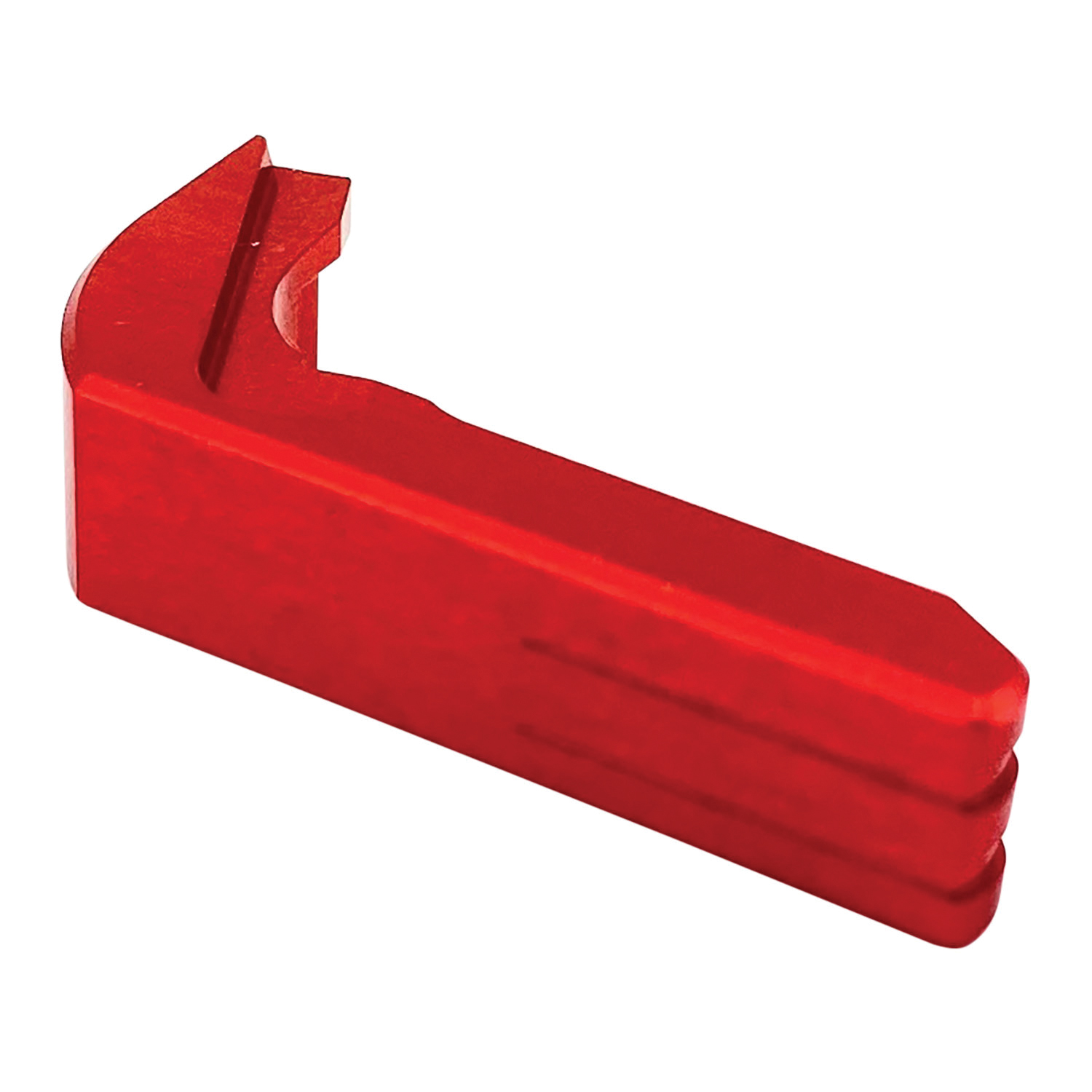 Cross Armory Glock 17/19/22/23/24 and P80 Aluminum Extended Magazine Catch, Red - CRGMCRD - Cross Armory