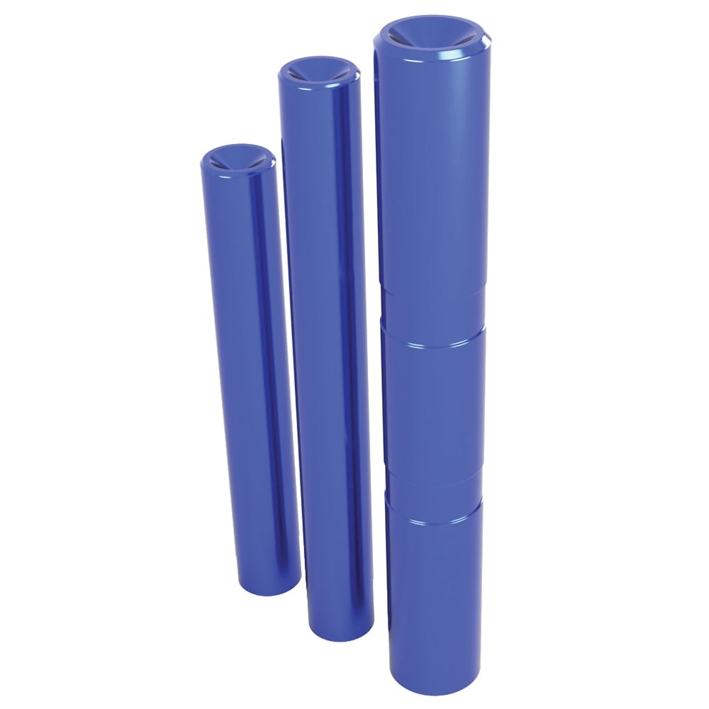 Enhance Glock 17/19/20 Gen1-3 with Cross Armory Dimpled 3-Pin Set -Bold Blue Upgrade - CRGPSBL - Cross Armory