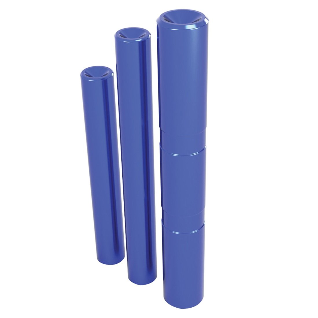 Enhance Glock 17/19/26/34 Gen5 with Cross Armory Dimpled 3-Pin Set -Striking Blue Finish - CRG5PSBL - Cross Armory
