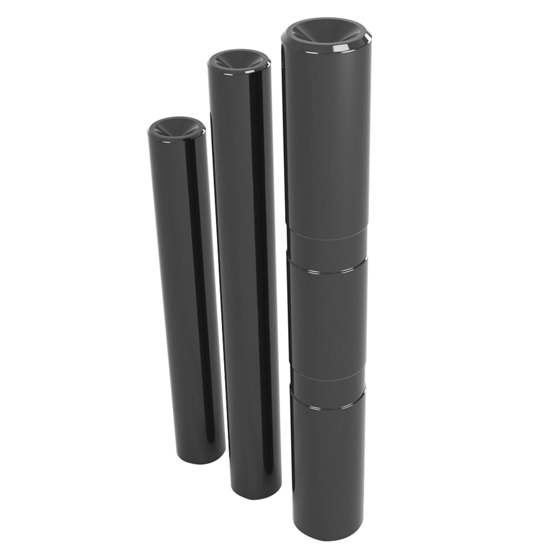 Cross Armory Dimpled 3-Pin Set for Glock 17/19/26/34 Gen5 - Black for Tactical Precision - CRG5PSBK - Cross Armory