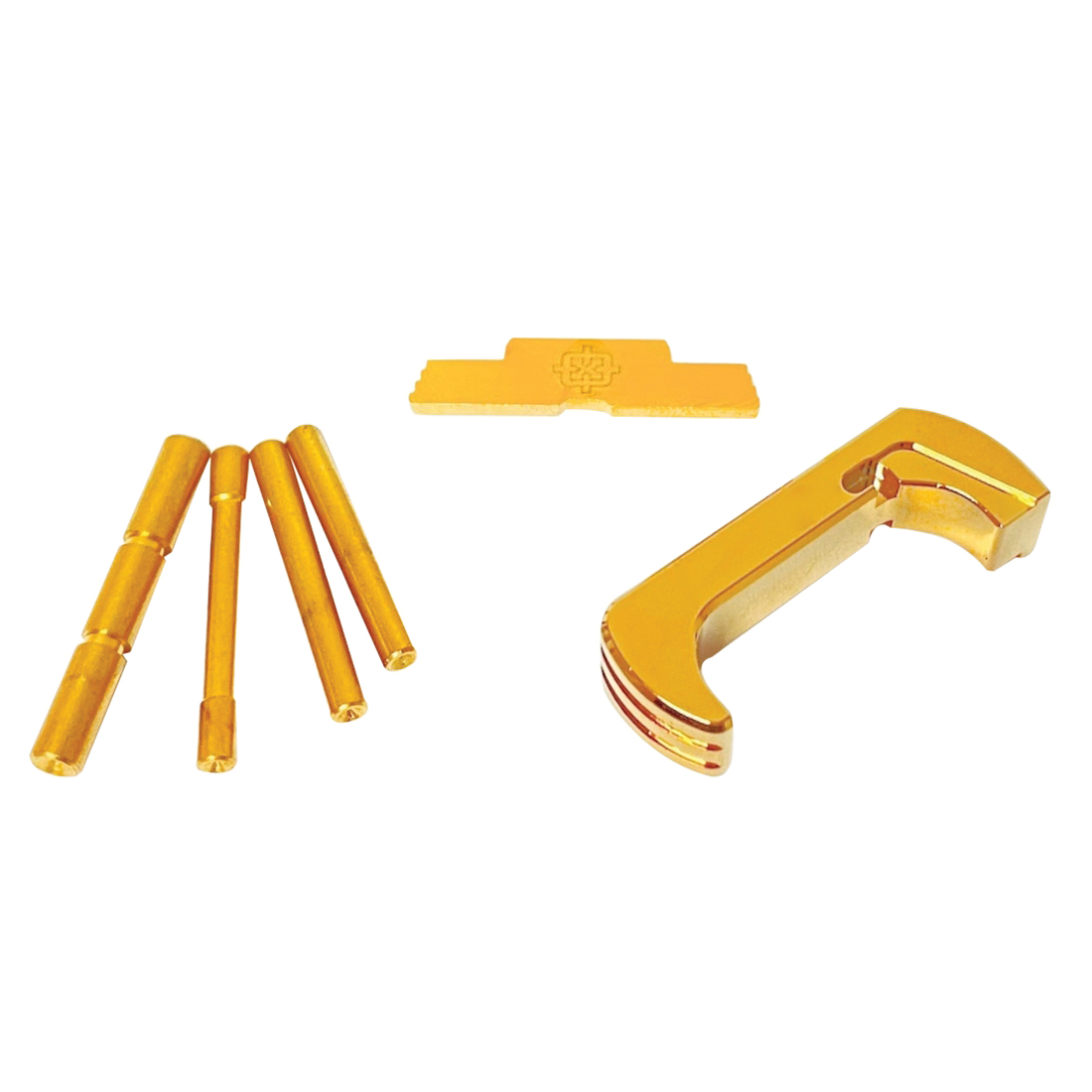Elevate Glock 17/19/22 Gen4 with Cross Armory 3-Piece Upgrade Kit -Gold Anodized - CRG4OKGD - Cross Armory
