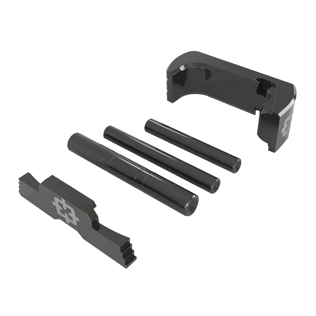 Elevate Glock 17/19/26/34 Gen5 with Cross Armory 3-Piece Upgrade Kit - Black Anodized - CRG5OKBK - Cross Armory
