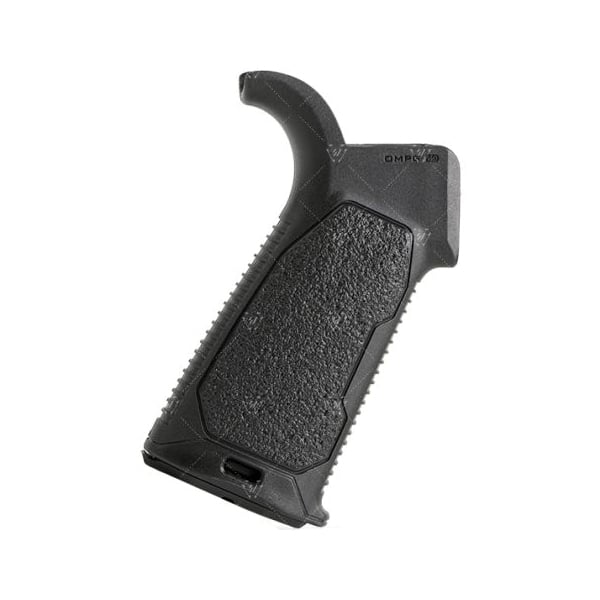 Strike Industries 15 deg Pistol Grip for AR-15/AR-10 Lower Receivers, Black - SI-AR-OMPG-15 - Strike Industries