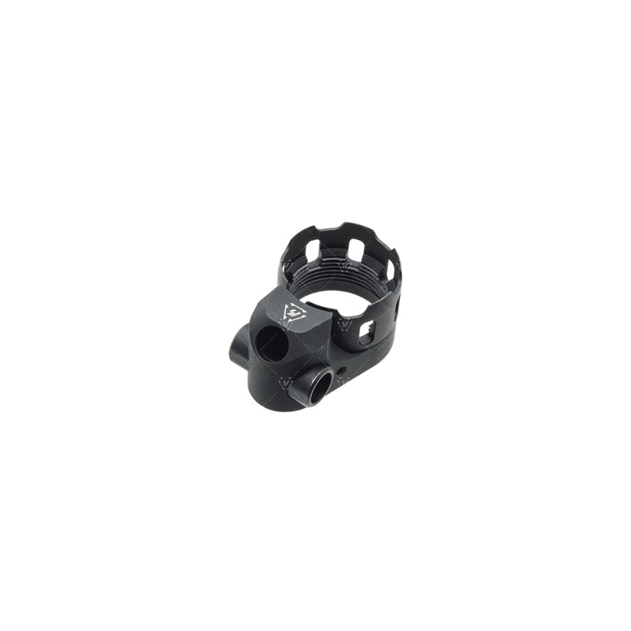 Strike Industries TRIBUS Version 2 Castle Nut and End Plate for Buffer Tubes - SI-AR-TRIBUS-BK - Strike Industries