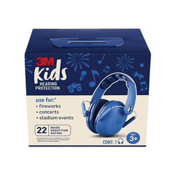 Safety First Peltor Kids Hearing Protection - Youth/22 dB, Blue - PKIDSBBLU - Peltor