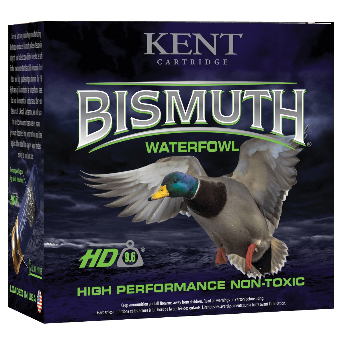 Kent Cartridge Bismuth Waterfowl 12 Gauge 3" #5 Shot - 1.37 oz - 25rds - B123W405