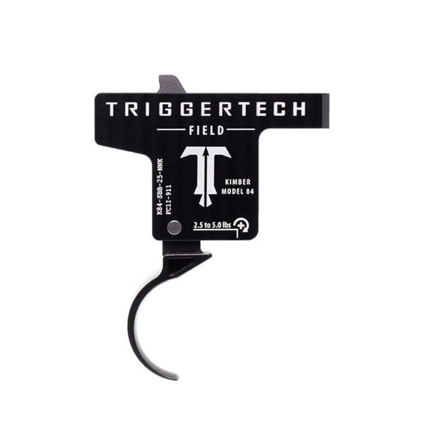 Triggertech Field (2.5-5 lb) Trigger for Kimber Model 84/84L, Clean Black - K84SBB25NNK - Trigger Tech