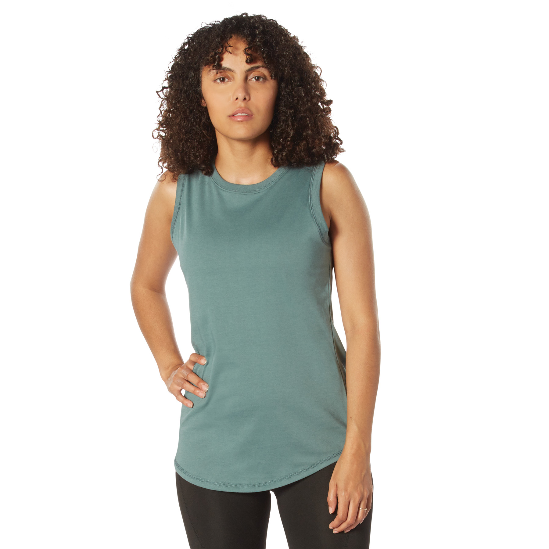 Rothco Rothco Womens Essential Tank Top - Vintage Teal, Medium