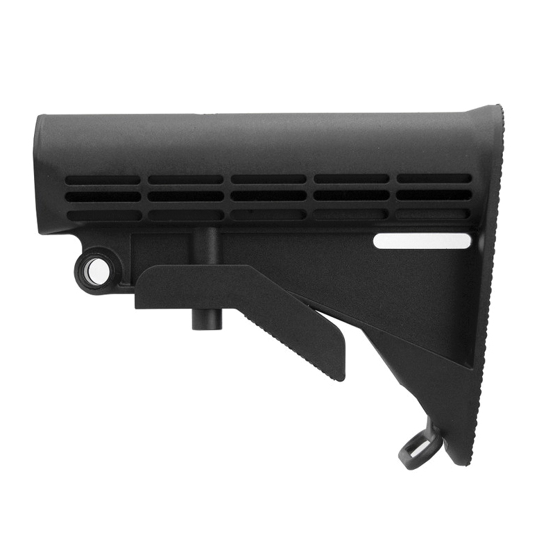 Aim Sports GI Style Stock Body for AR-15/M4, Black - USASM4STK - Aim Sports Inc