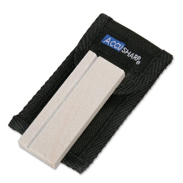 AccuSharp Natural Arkansas Pocket Stone Achieve Razor-Sharp Edges in White - 024C - Accusharp