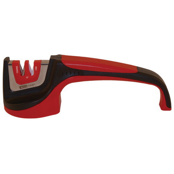 AccuSharp Asian-Style Diamond Coated Ceramic Knife Sharpener, Red - 052C - Accusharp