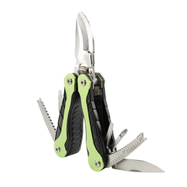 AccuSharp Gardener's Multi-Tool Unfolds in Black and Green for Versatile Outdoor Tasks - 084C