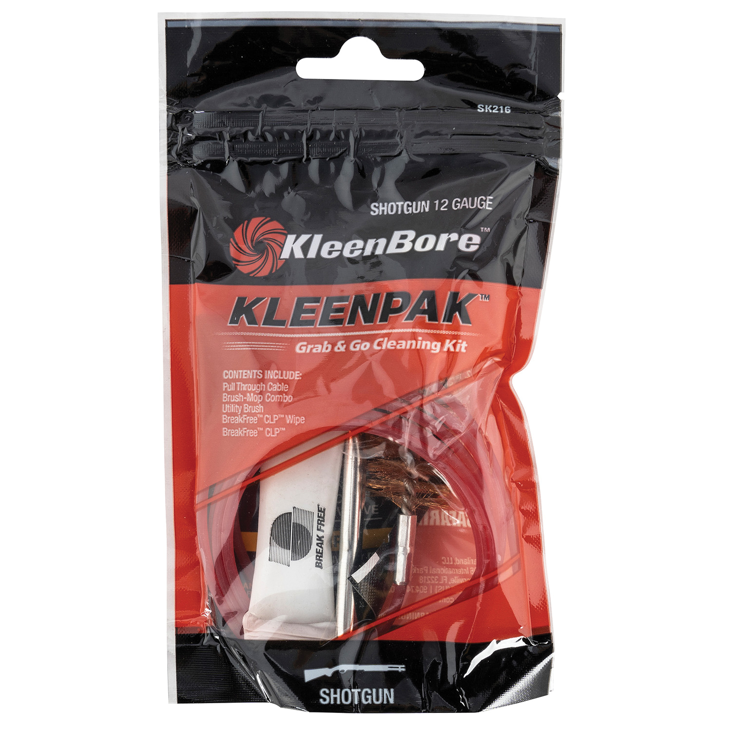 Kleenbore Grab & Go Cleaning Kit - Portable Firearm Maintenance Solution - SK216-10 - Kleenbore