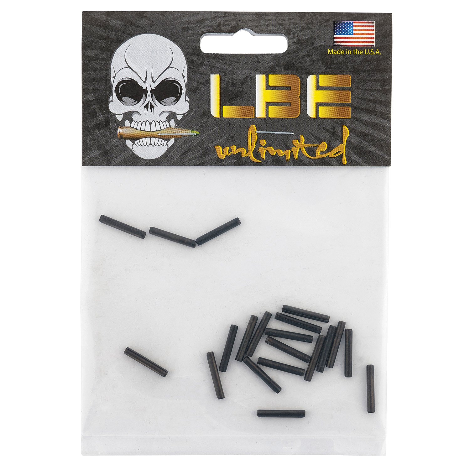 LBE Unlimited Forward Assist Roll Pin for AR-15, Black - ARFARP20PK - Lbe