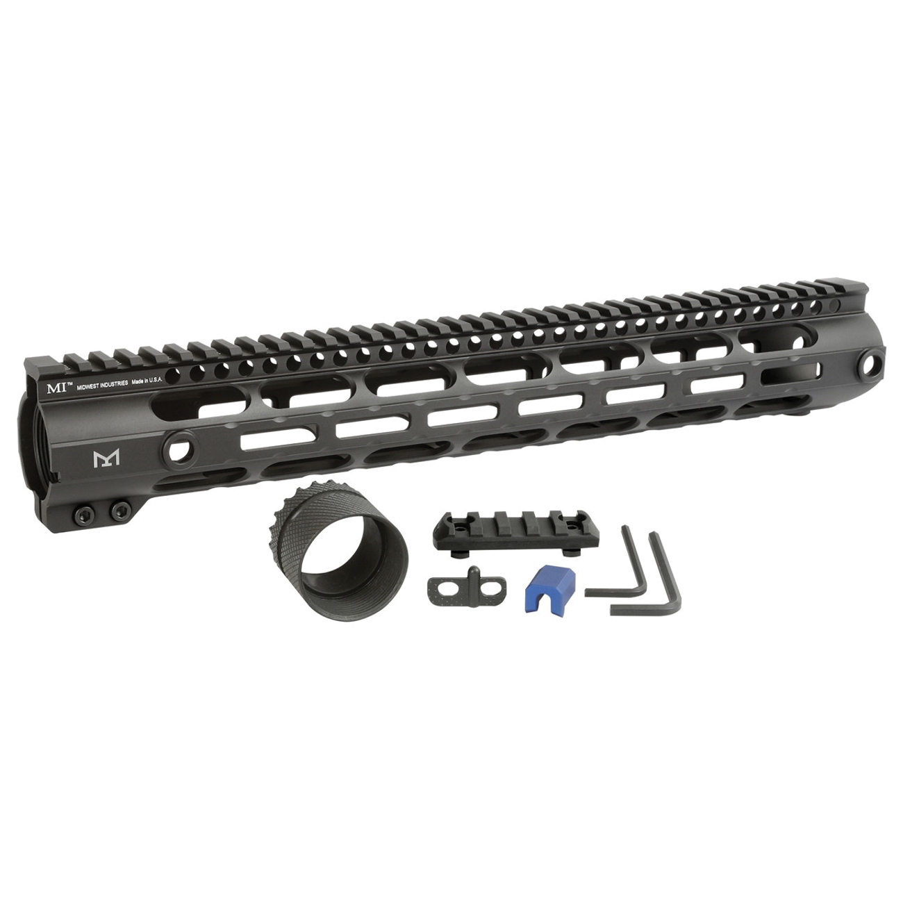 Midwest Industries Combat Rail DPMS High M-LOK Handguard 15" for AR-308/LR-308, Black - MI-CR308-15 - Midwest Industries