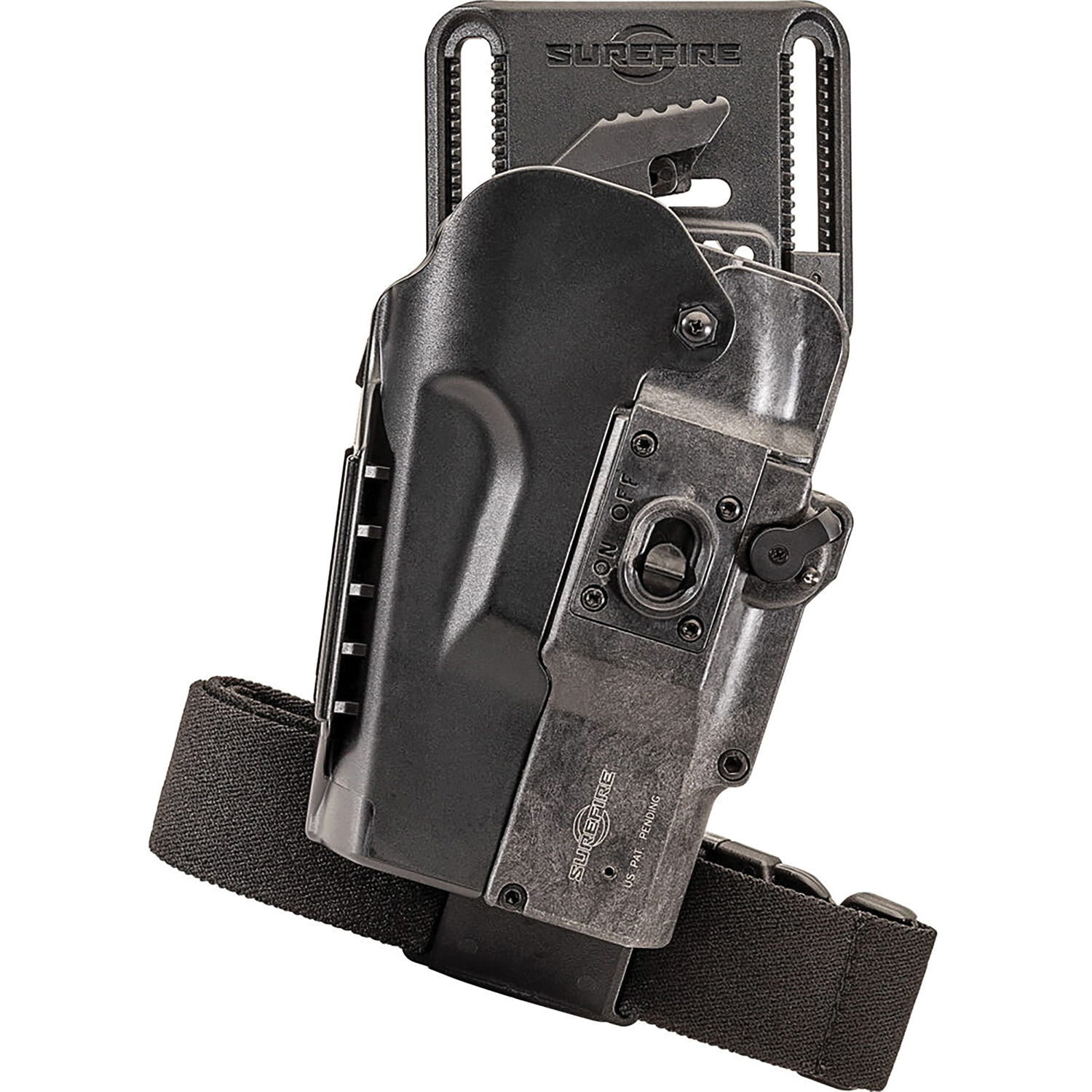 Surefire Rapid Deploy Fiber Reinforced Polymer OWB Holster Right, Black - HD1RPRO - Surefire