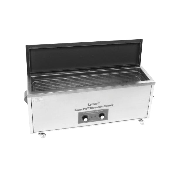 Lyman Turbo Sonic Power Pro Stainless Steel Ultrasonic Case Cleaner, Silver - 7631734 - Lyman