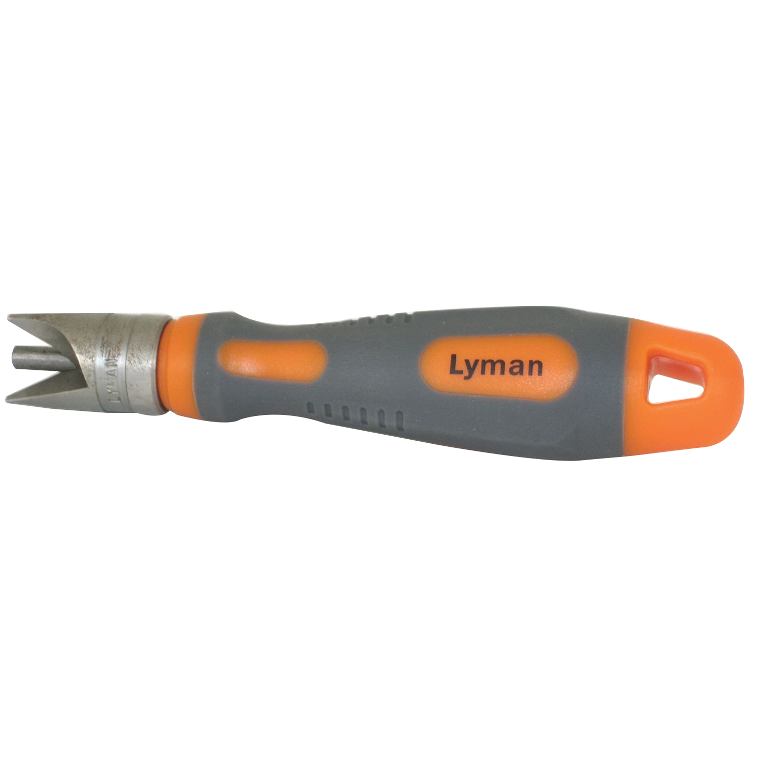 Lyman Polymer/Steel Outside Chamfer Tool, Gray/Orange - 7810222 - Lyman