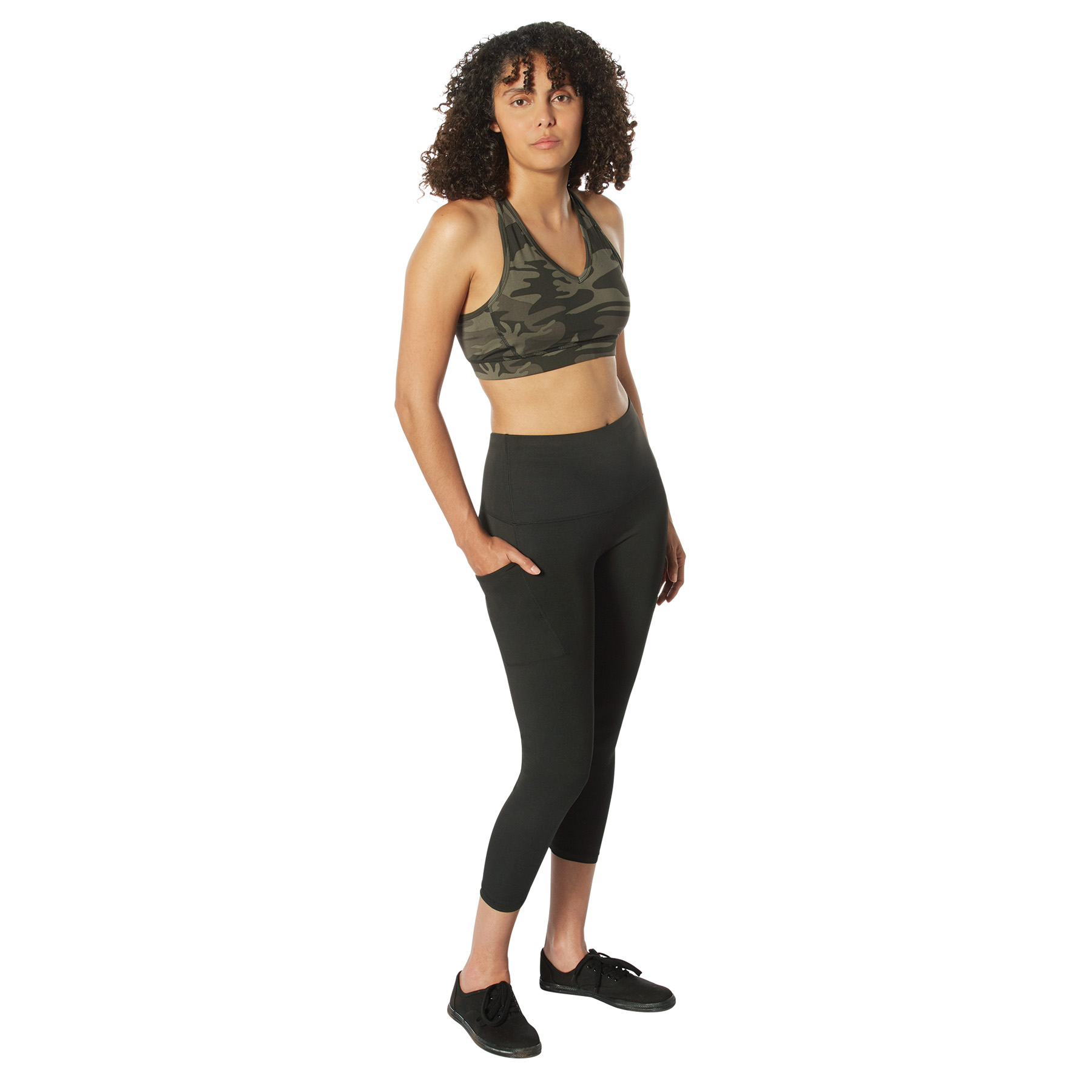 Rothco Rothco Womens Essential Leggings With Pockets - Black, Small