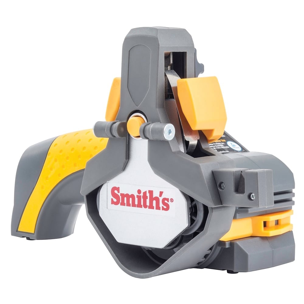 Smiths Products Ceramic Cordless Knife And Tool Sharpener, Gray/Yellow - 50969 - Smith's