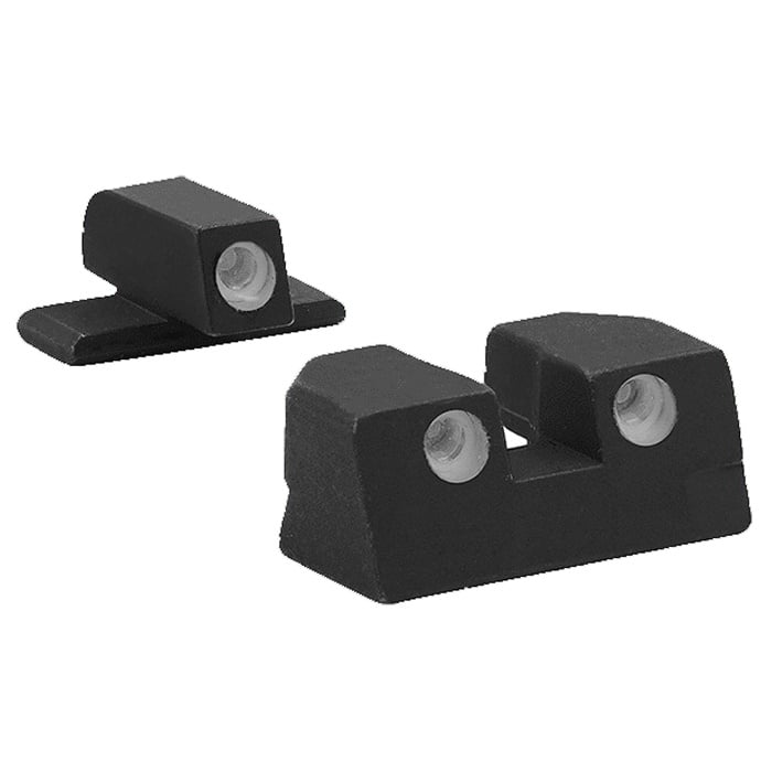 Mepro Tru-Dot Sight Front/Rear, Green/Yellow - 101103201 - Meprolight