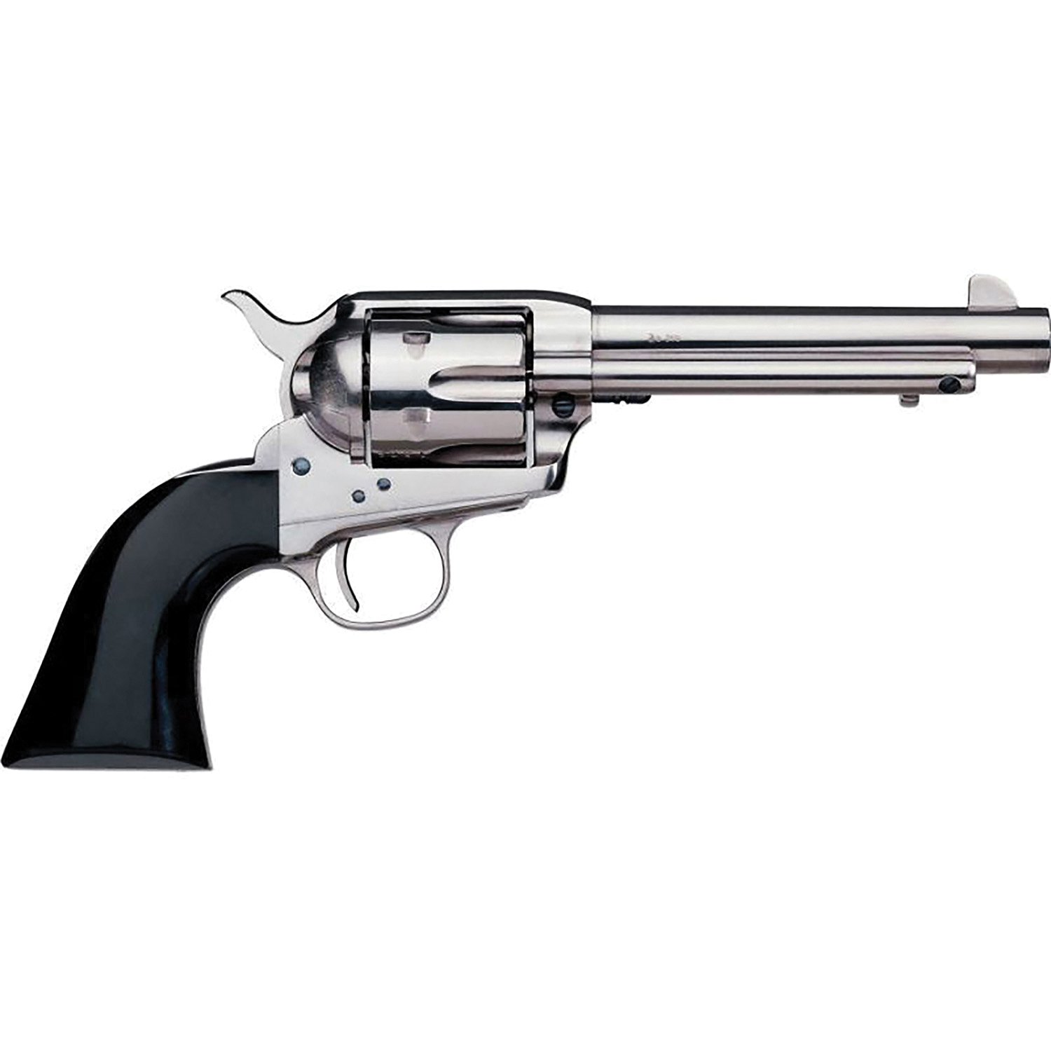 Taylors & Company 1873 .44-40 Winchester Revolver 4.75" 6rds, Nickel-Plated - 0420N00 - Taylors And Company