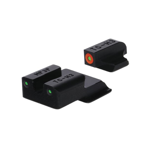 TruGlo Tritium Pro Sight Front/Rear, Green/Orange/Green - TGTG231MP4C - Truglo