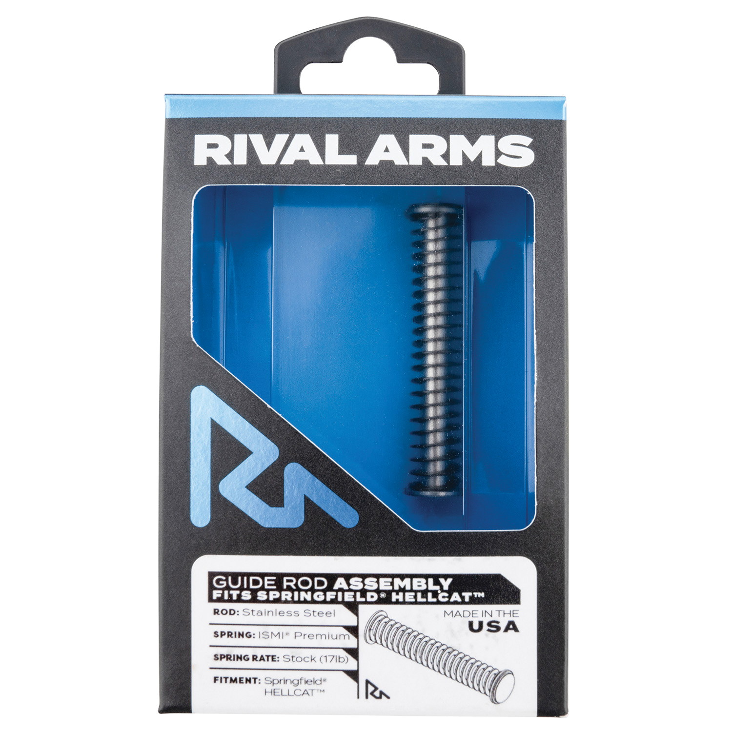Rival Arms Springfield Hellcat Guide Rod Replacement, Black - RA-RA50A201S - Rival Arms