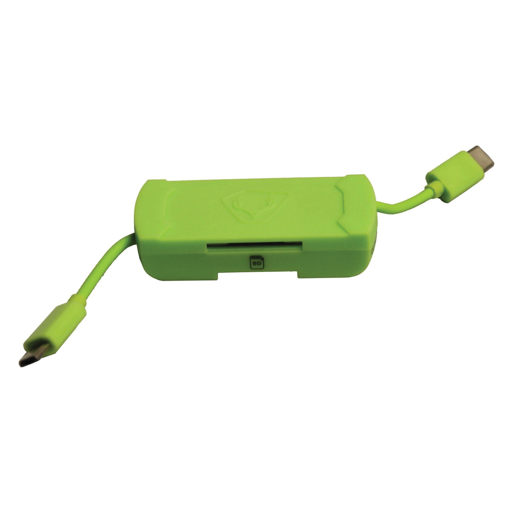 HME SD Card Reader - Convenient Data Access in Black/Green - HME-SDCRAND