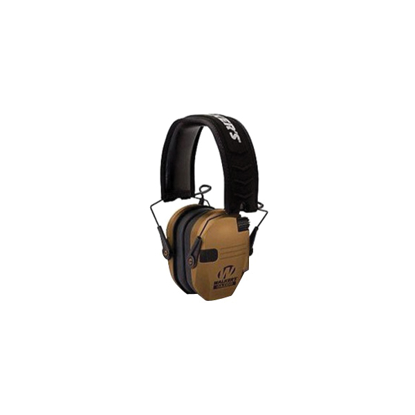 Walker Digital Polymer Electronic Earmuff Adult/23 dB, Battle Brown/Black - GWP-RSEM-BB - Walkers Game Ear