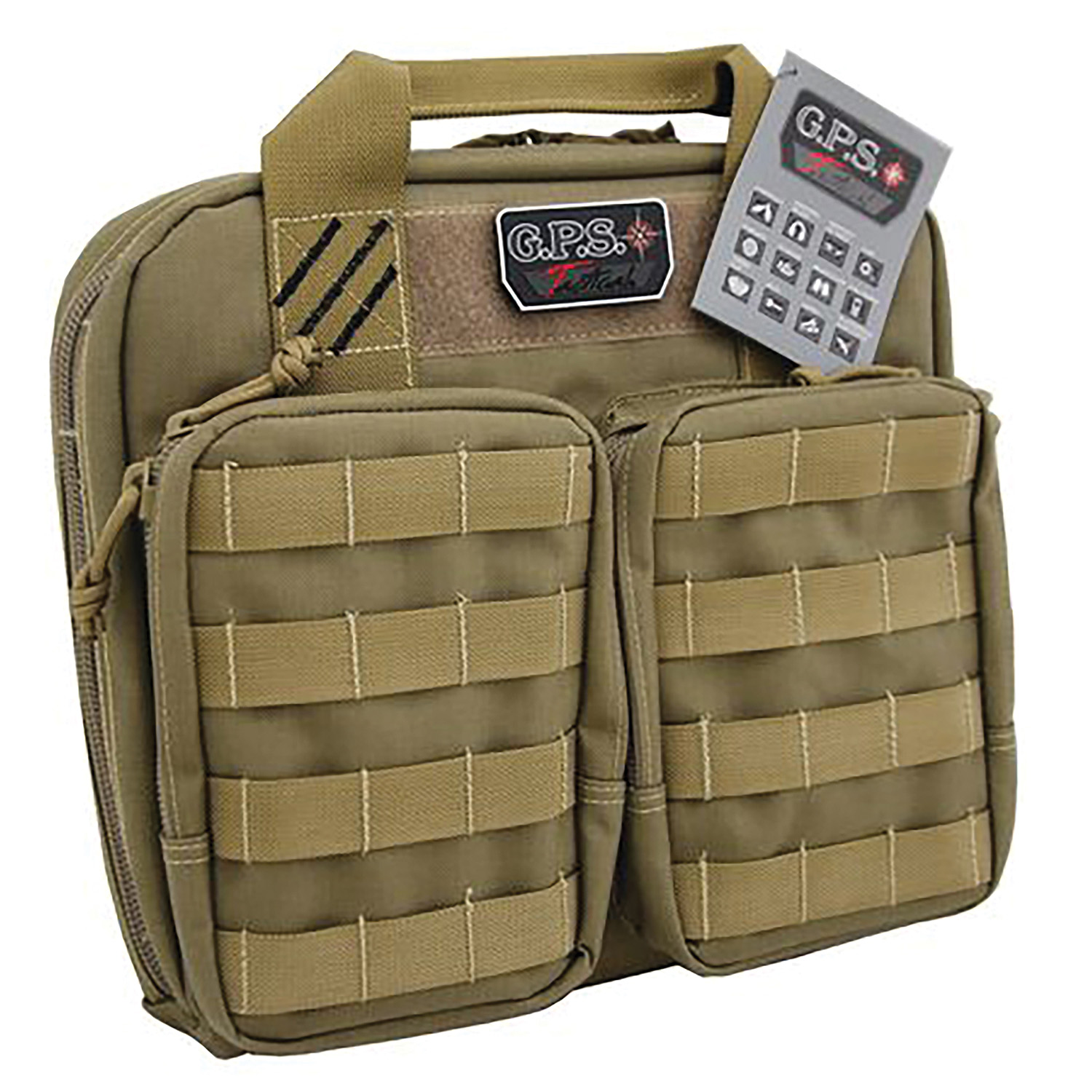 GPS Bag Tactical 1000D Nylon Case - Durable Tan Carrying Solution - T1411PCT - Gps