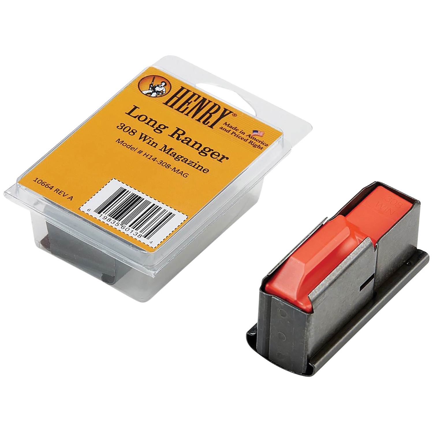 Henry Repeating Arms 4rds .308 Win Magazine, Black - H14308MAG - Henry