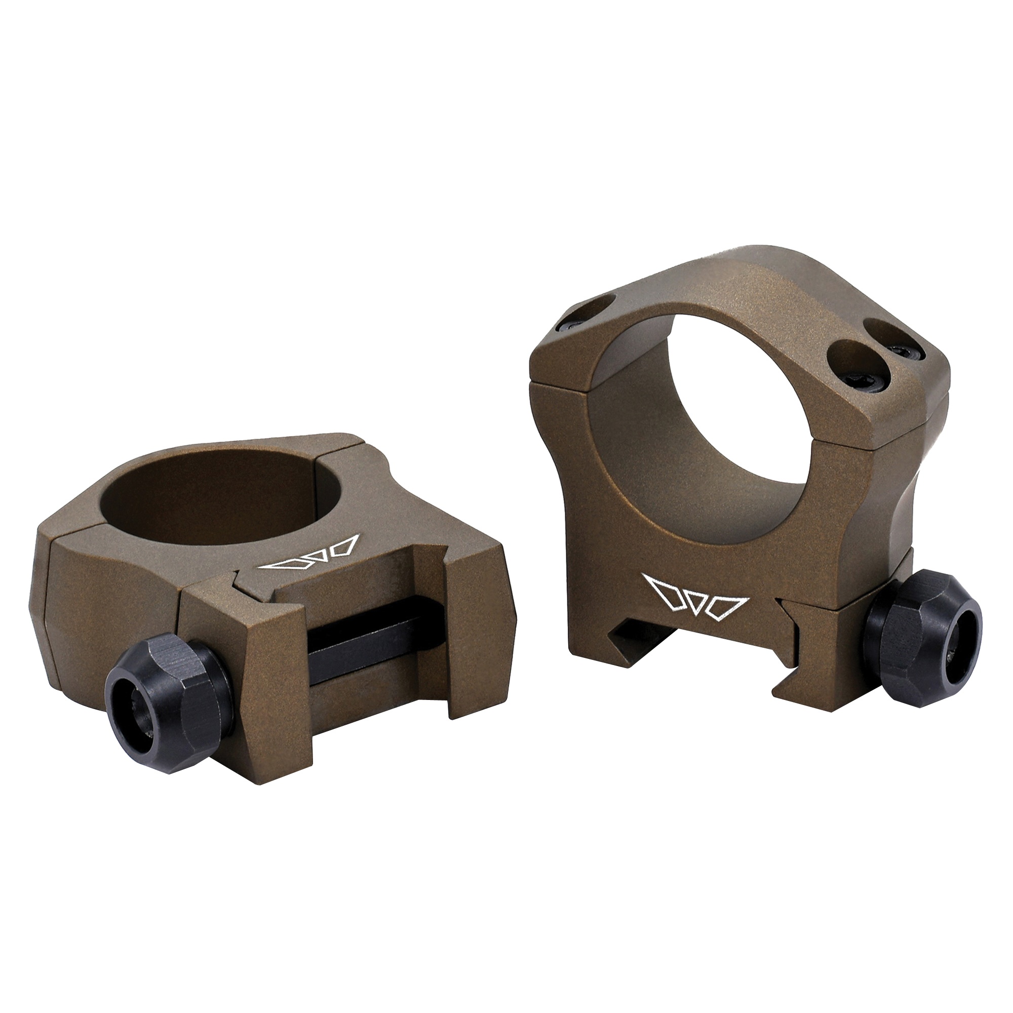 Warne Scope Mounts Mountain Tech Medium Scope Ring 1" Tube Maxima/Weaver/Picatinny - 7201BB - Warne