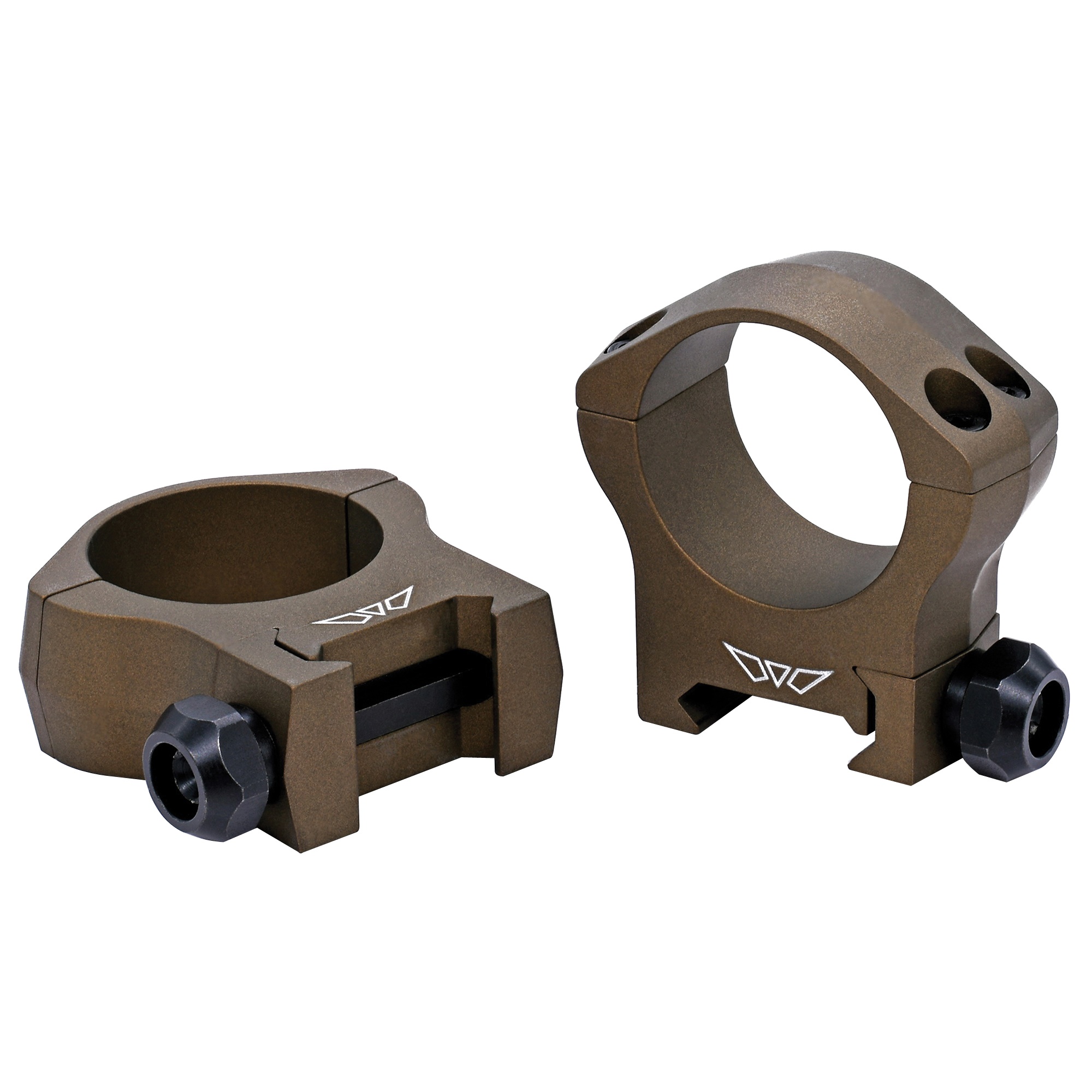 Warne Scope Mounts Mountain Tech Medium Scope Ring 30mm Tube Picatinny/Weaver - 7214BB - Warne