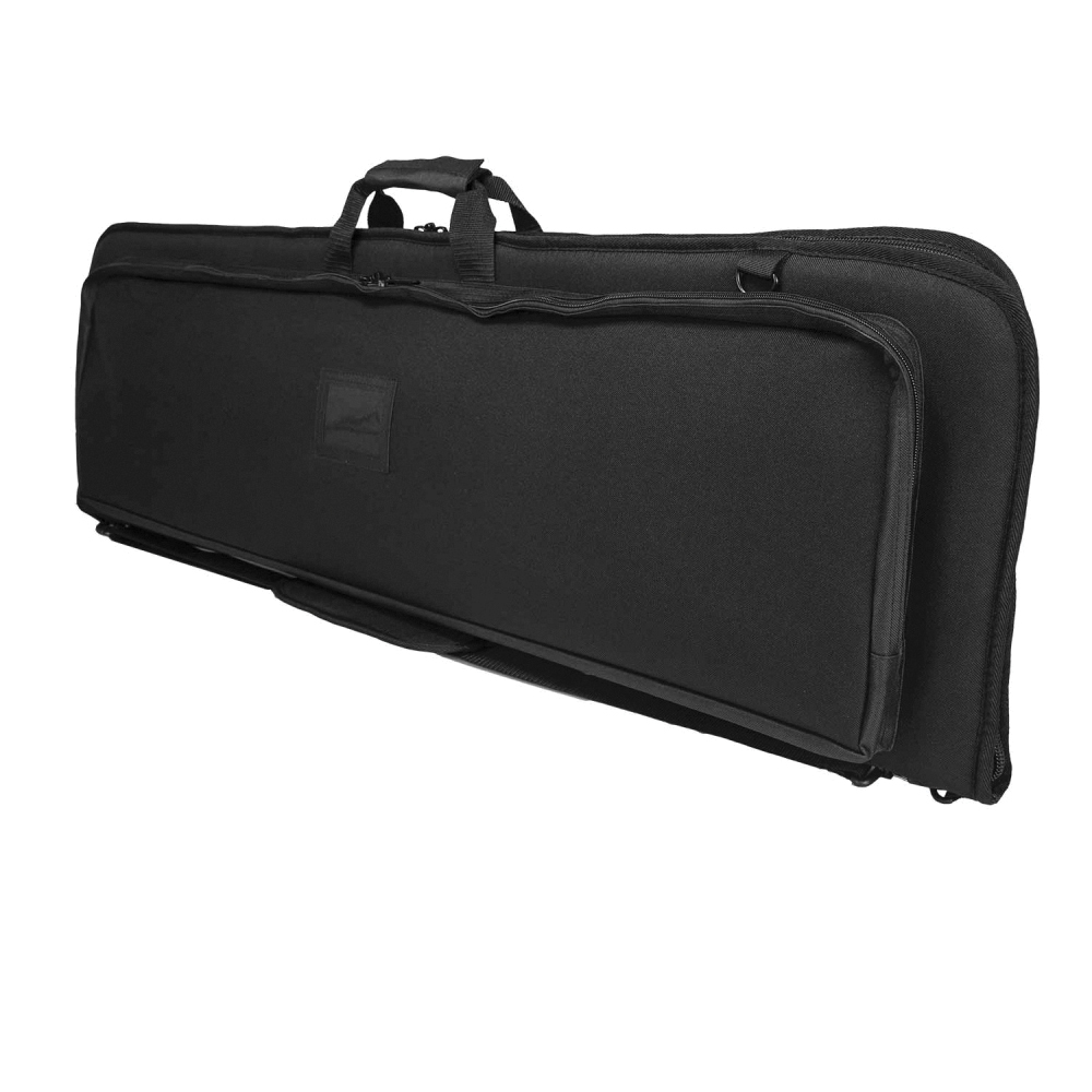 VISM 41.75" x 13.25" x 2.75" Deluxe Rifle Case, Black - Vism