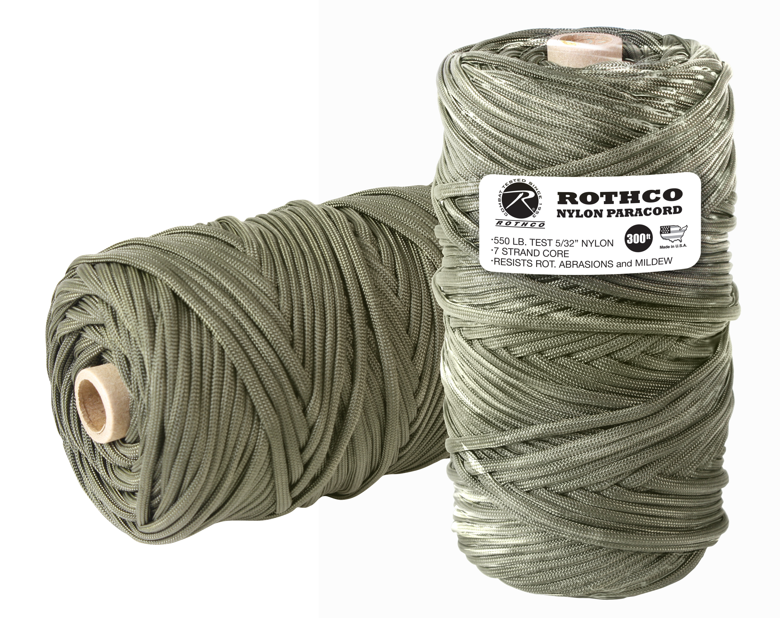 Rothco Rothco Nylon Paracord 550Lb 300 Ft Tube - Olive Drab