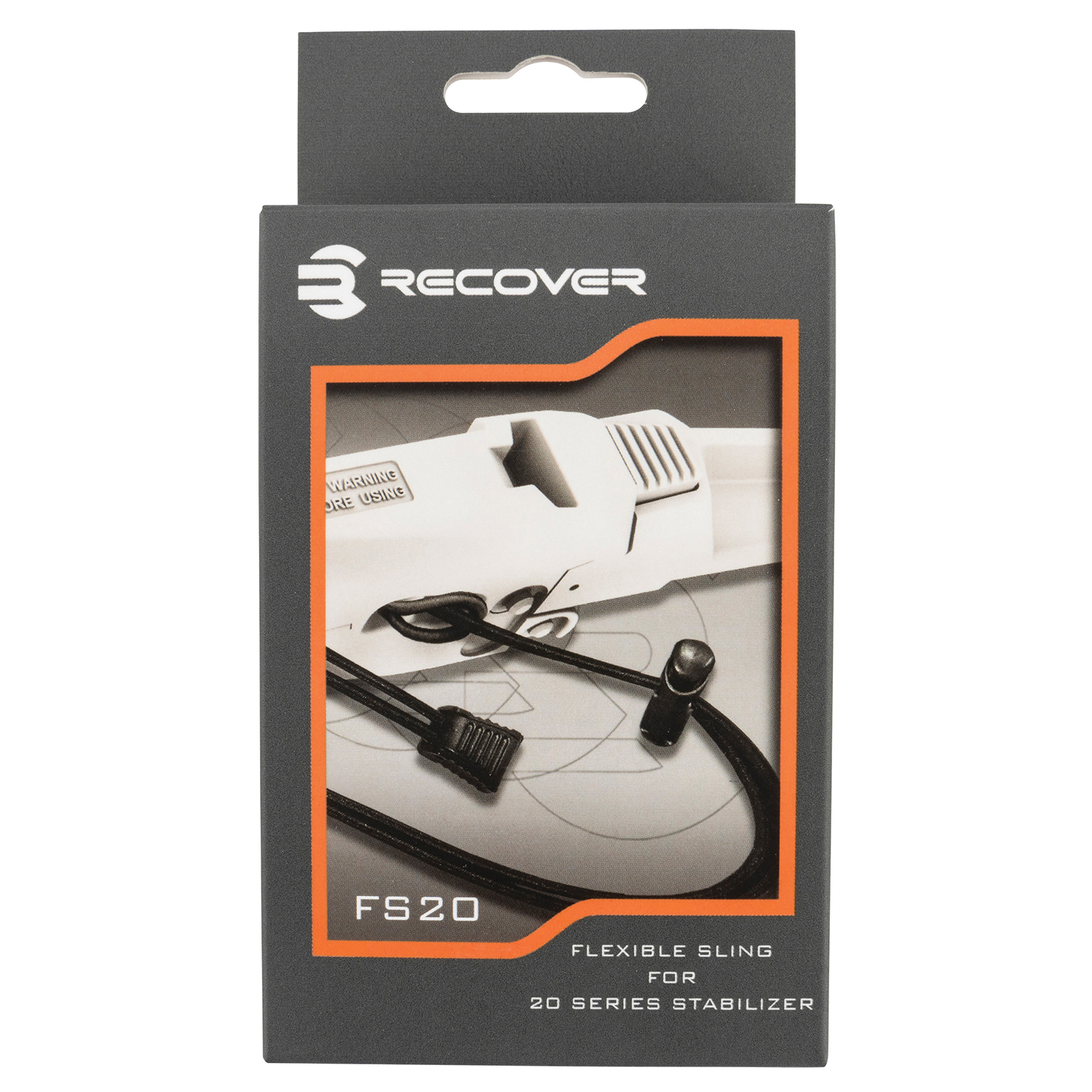 Recover Tactical FS20 Minimalist Elastic Sling for 20/20, Black - FS2001 - Recover Tactical