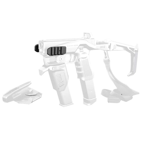 Recover Tactical Stabilizer Picatinny Side Rail for Glock G17 Gen3, Black - SR2001 - Recover Tactical